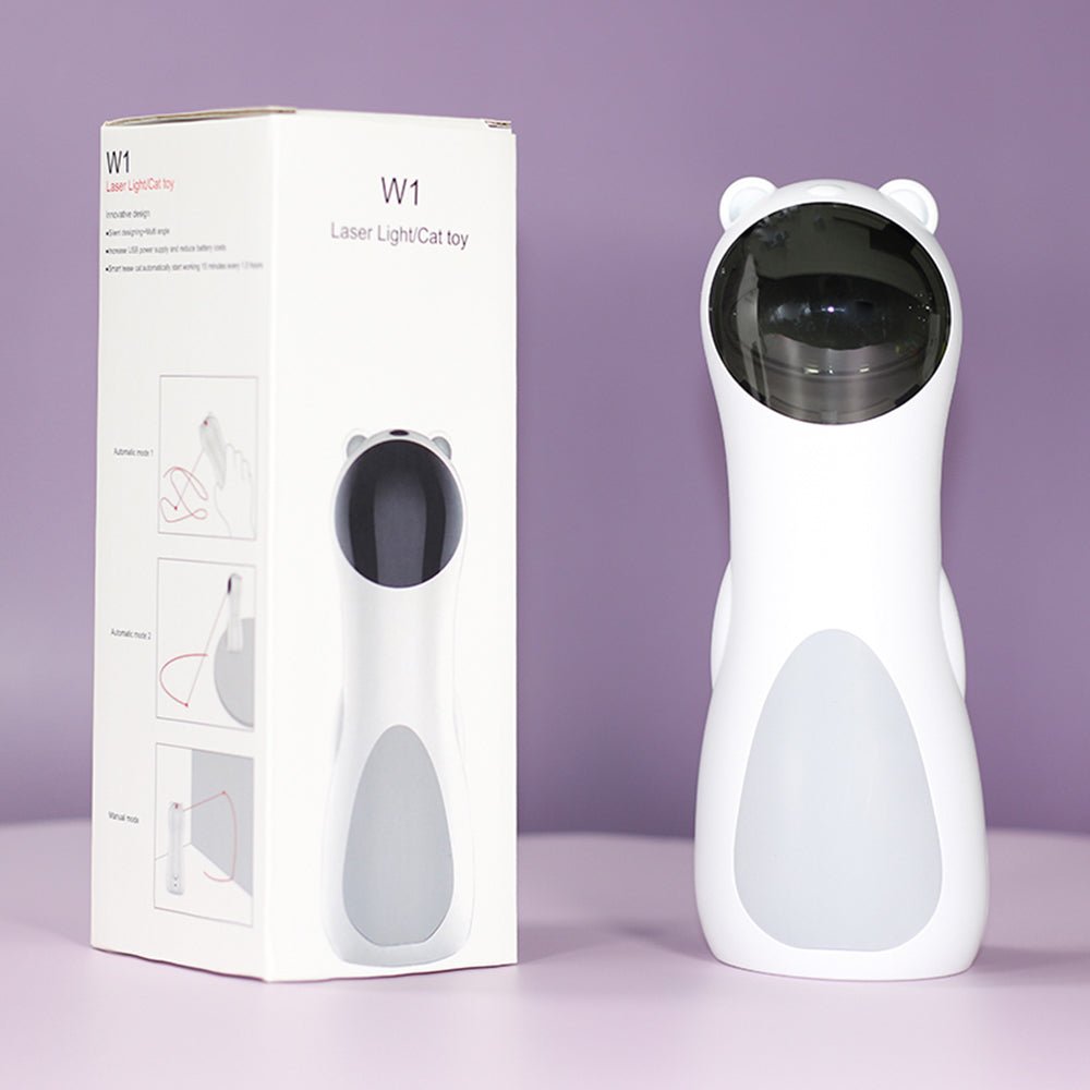 Automatic Laser Cat Toy Bear Laser Cat Toy LED Red Laser Cat Cat Toy Zidora