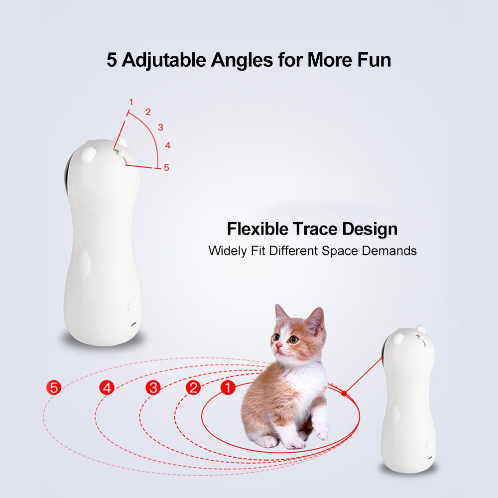 Automatic Laser Cat Toy Bear Laser Cat Toy LED Red Laser Cat Cat Toy Zidora