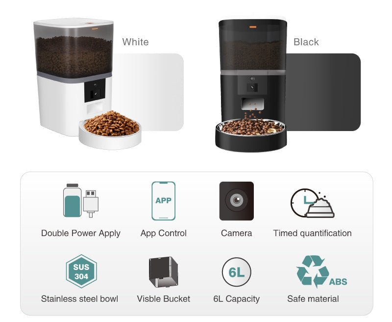 Interaktive Zidora Futterstation mit Video-Funktion & einstellbaren Portionen für die perfekte Kontrolle. ✨