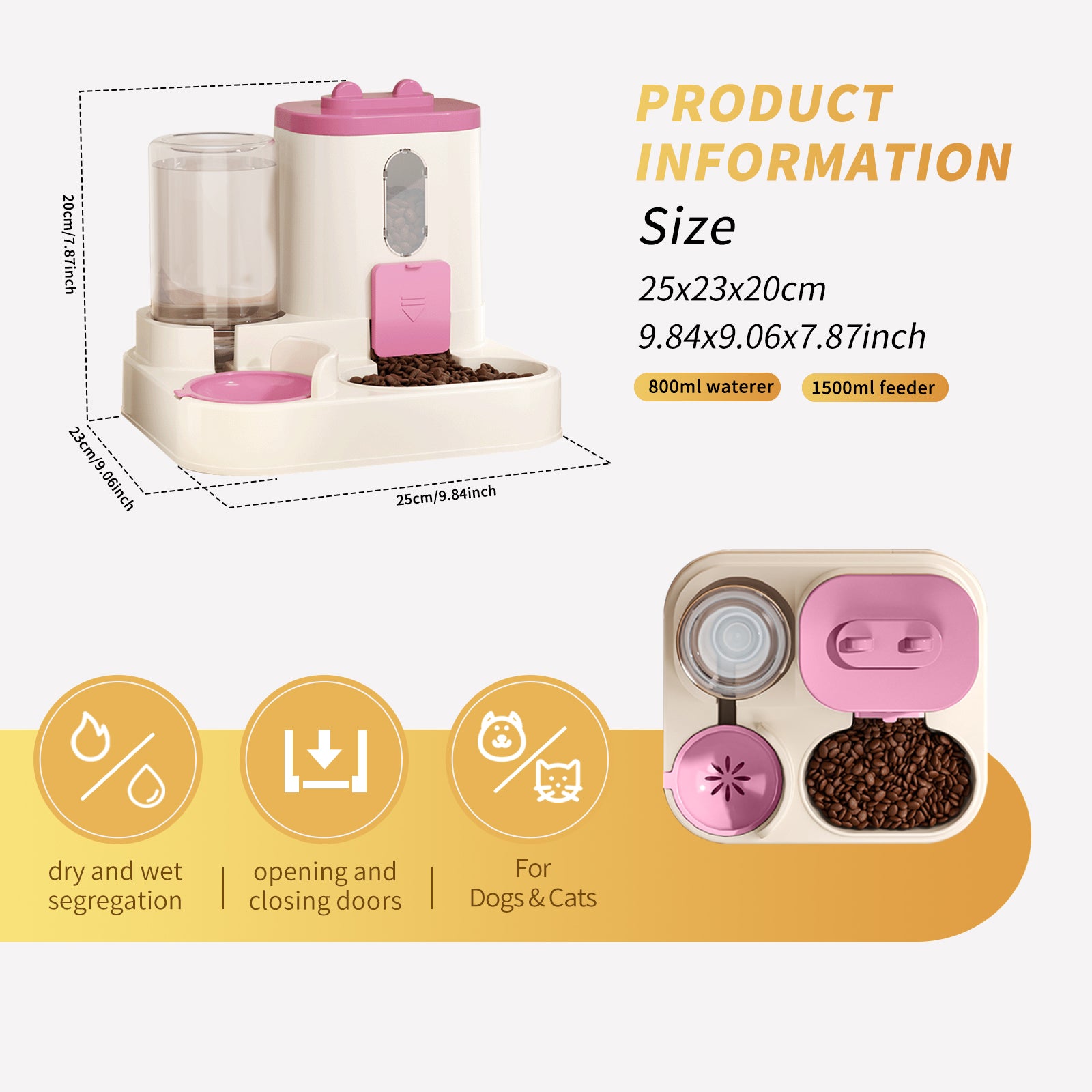 Smarter Wasser & Trockenfutterspender 🐈 - Zidora