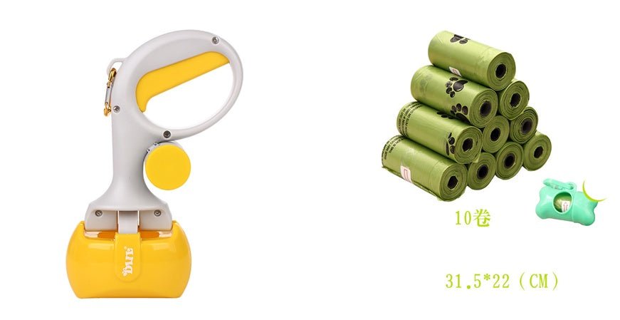 Tragbarer 2-in-1 Kotgreifer von Zidora für eine hygienische und kontaktlose Reinigung beim Gassigehen